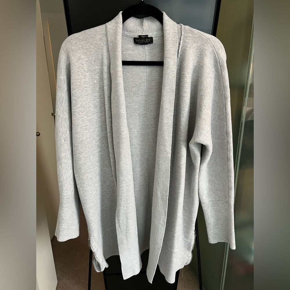 Women's Gray Sweater Cardigan